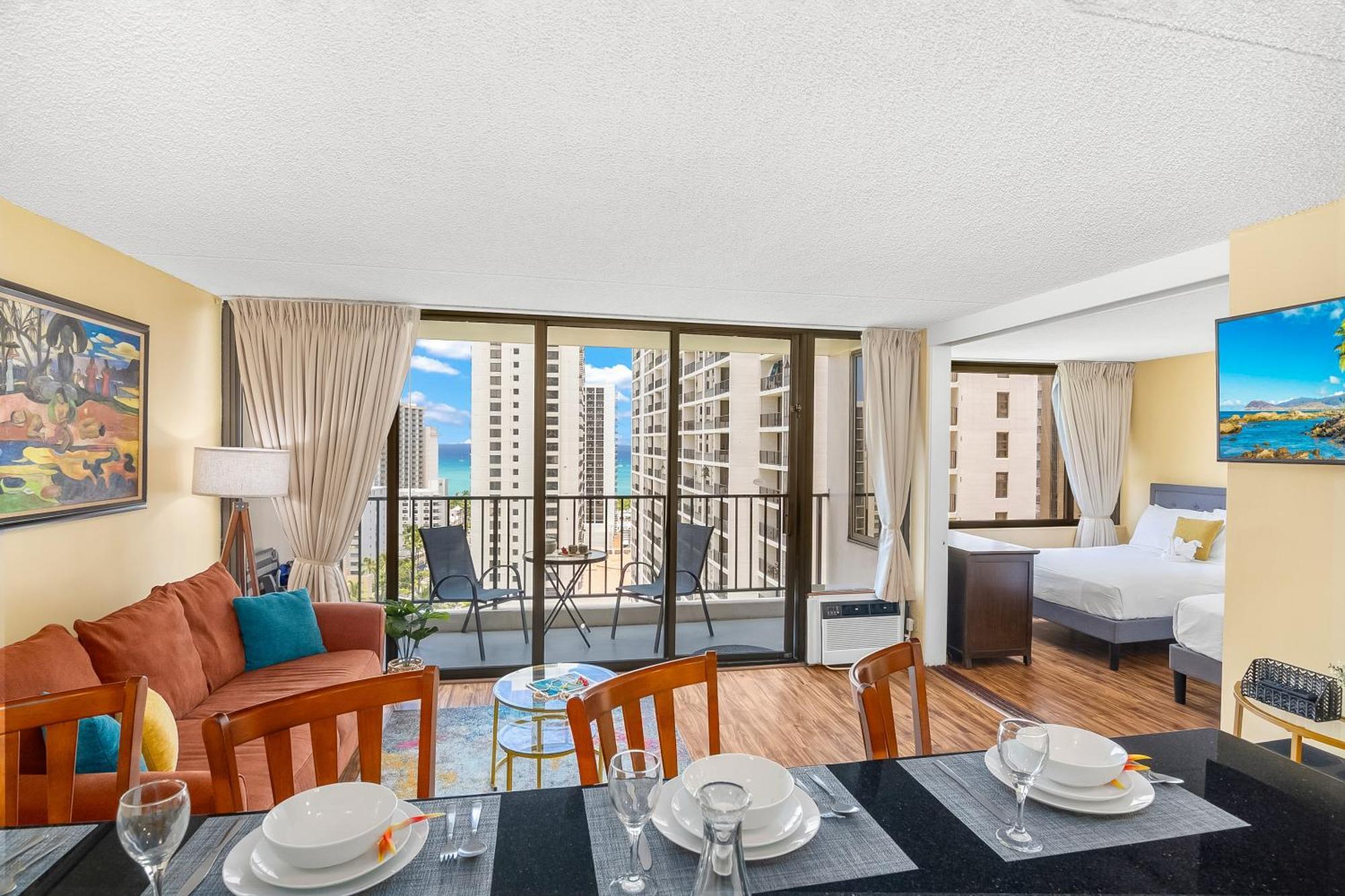 Beautiful 1Br, Steps To Waikiki Beach And Parking Honolulu Exterior photo