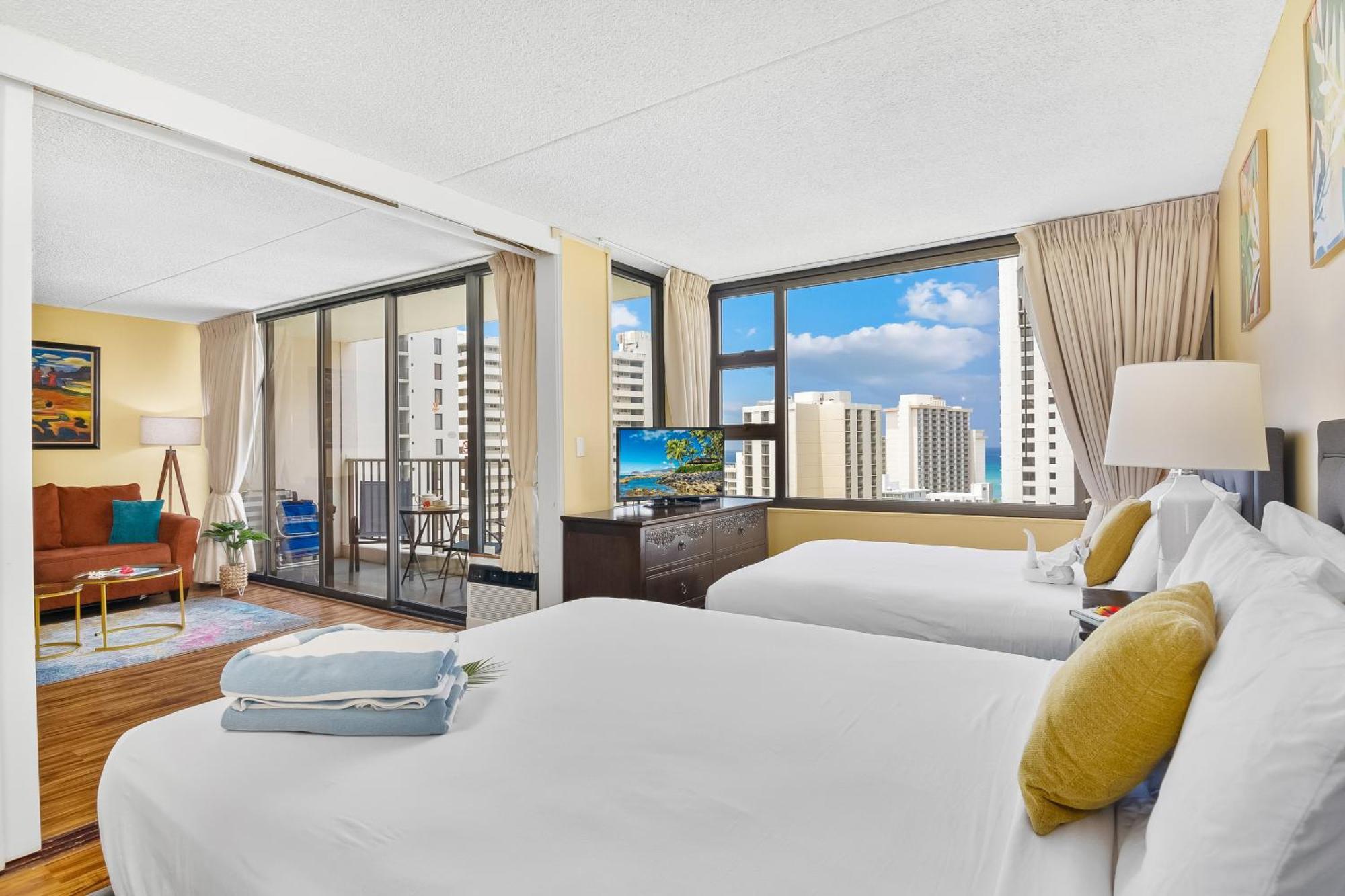 Beautiful 1Br, Steps To Waikiki Beach And Parking Honolulu Exterior photo